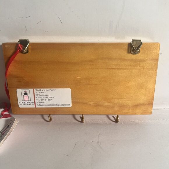 Key Hook Bear 3 Metal Hook Handmade-Entryway - Picture 4 of 8